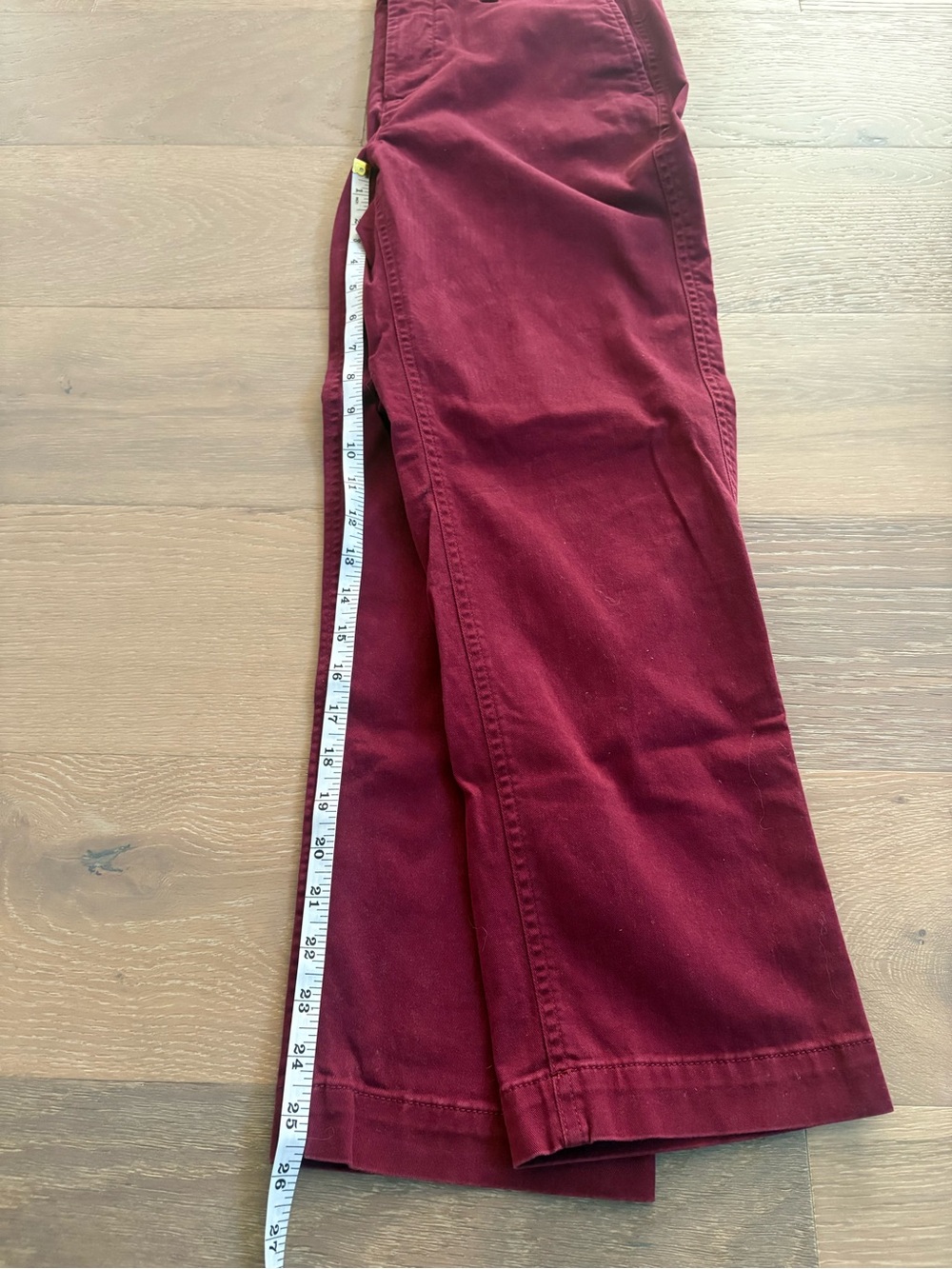 J. Crew Women’s Burgundy Chino Pants - Picture 5 of 7